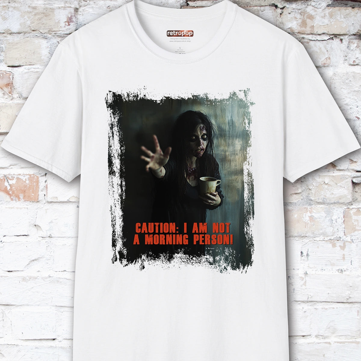 Zombie coffee morning person #4 Unisex T shirt