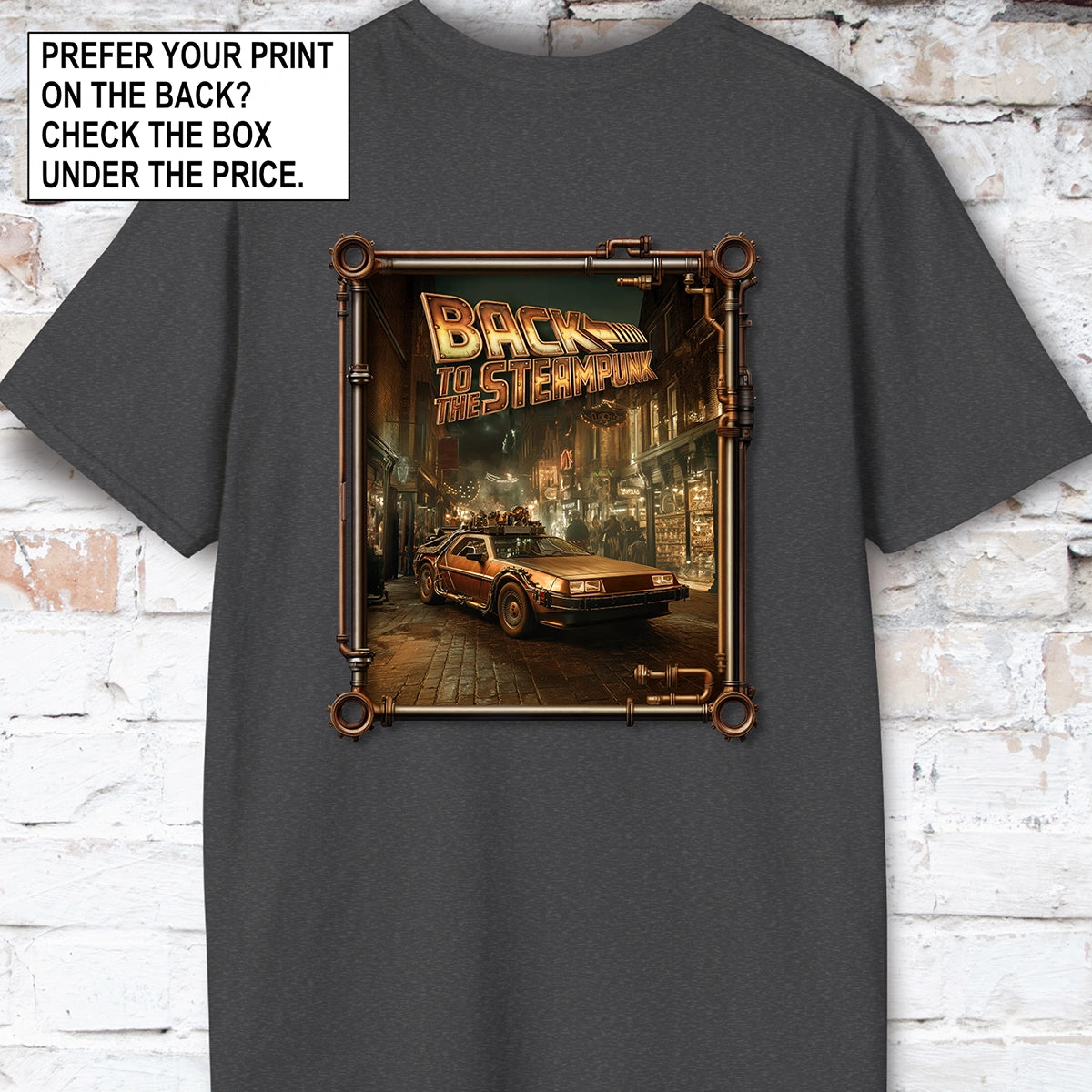 Back to the Steampunk #1 Unisex T shirt