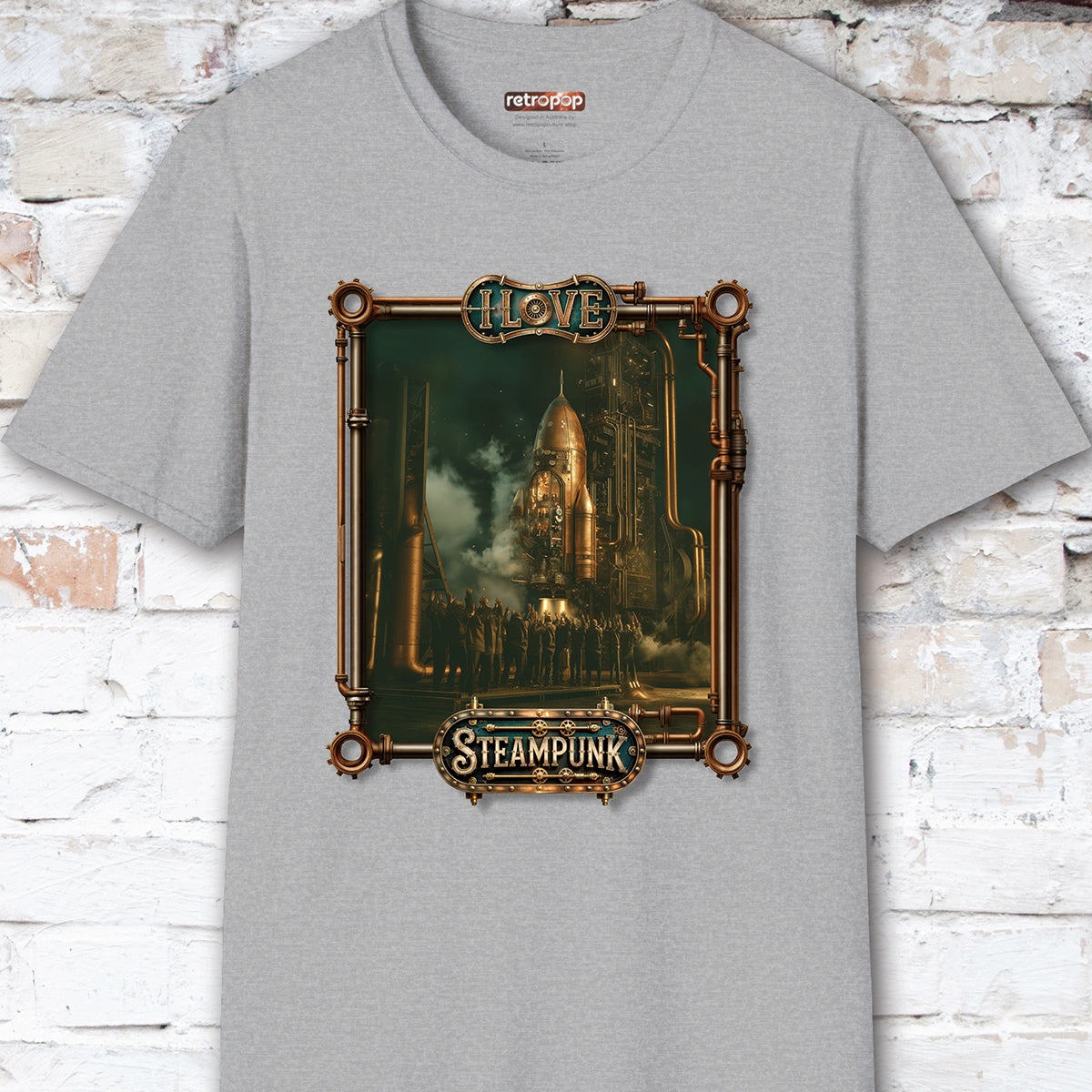 I love Steampunk - Shuttle #15 Unisex T shirt