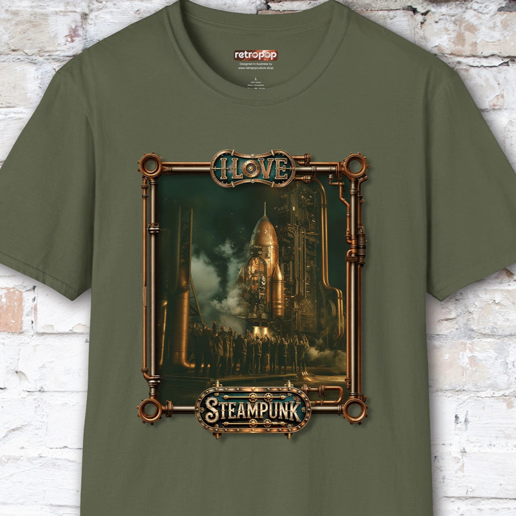 I love Steampunk - Shuttle #15 Unisex T shirt
