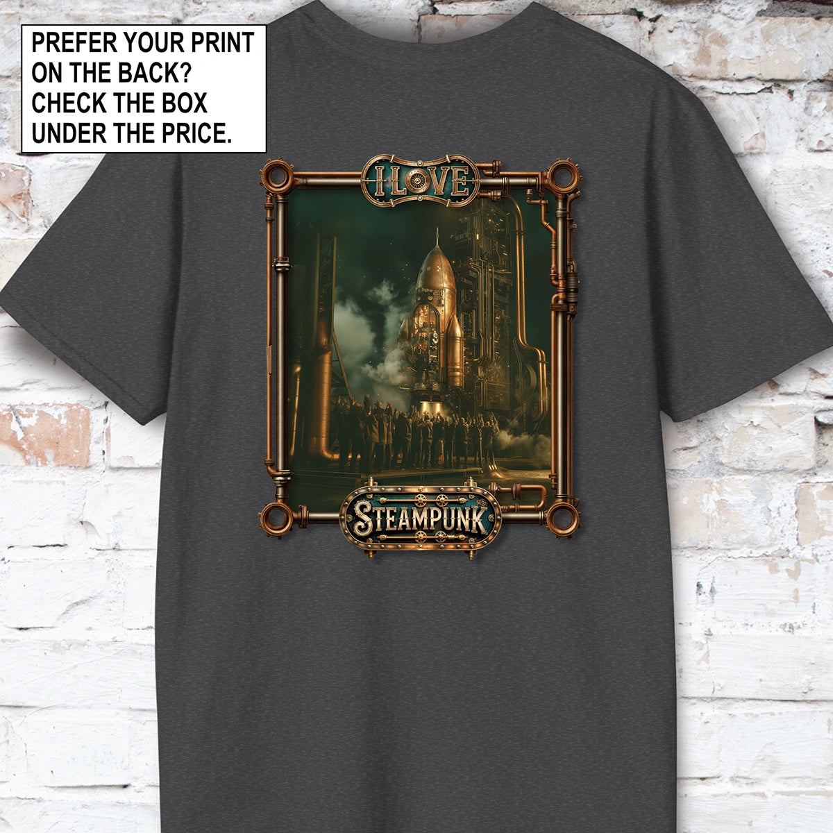 I love Steampunk - Shuttle #15 Unisex T shirt