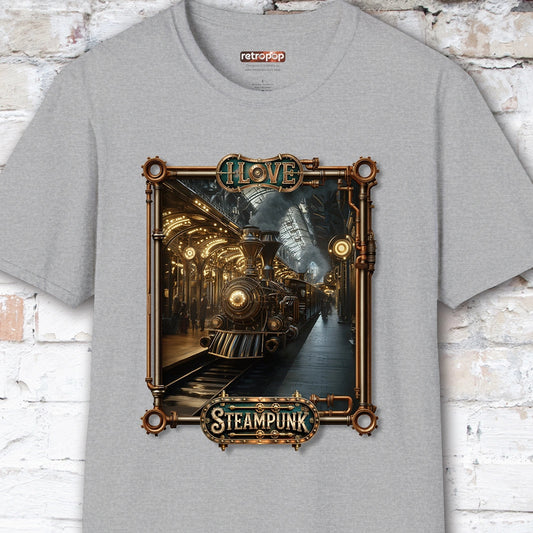 I love Steampunk - Train #4 Unisex T shirt