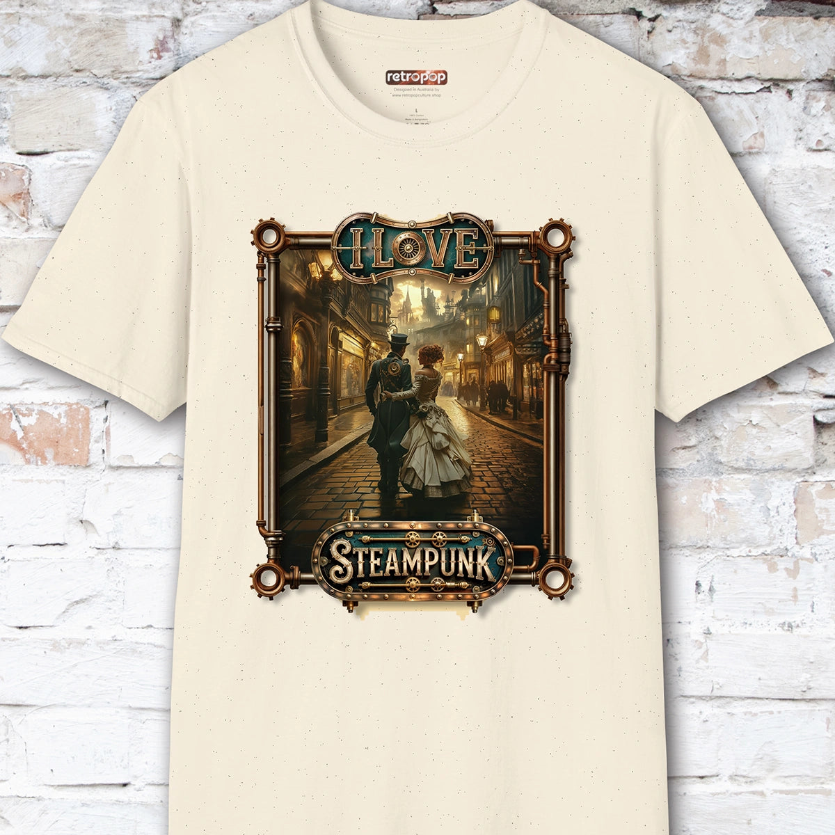 I love Steampunk Couple #5 Unisex T shirt
