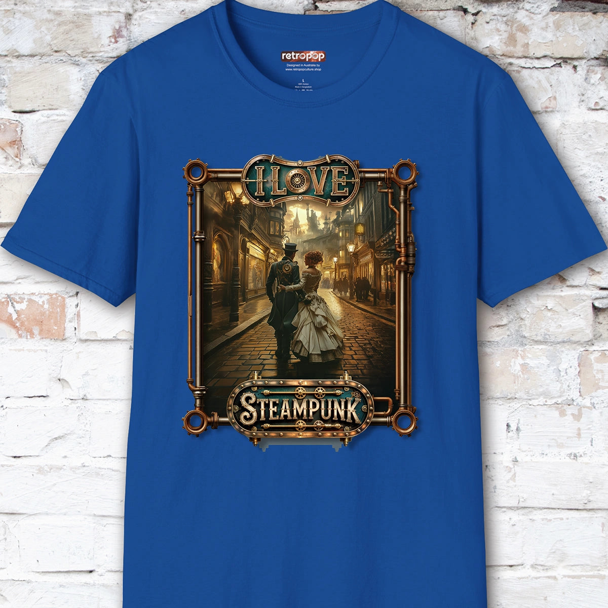 I love Steampunk Couple #5 Unisex T shirt