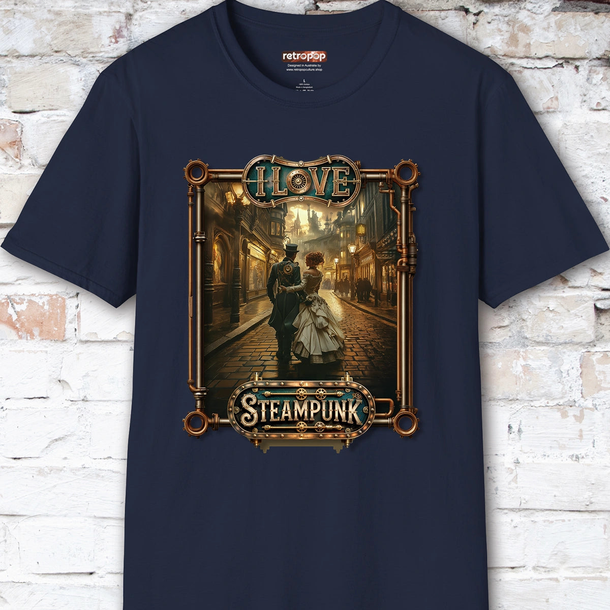 I love Steampunk Couple #5 Unisex T shirt