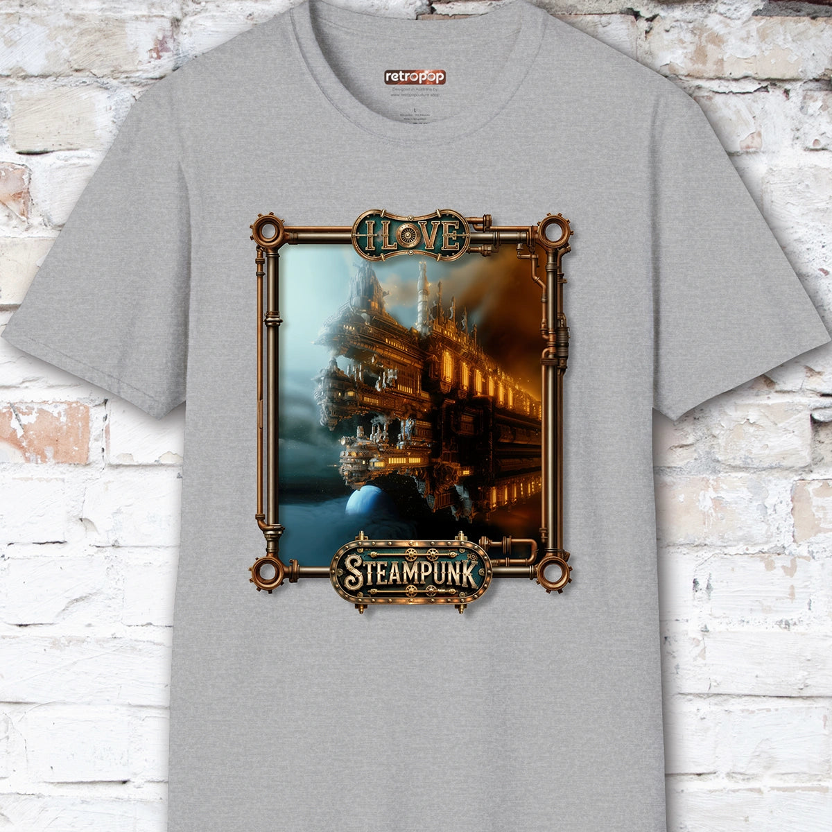 I love Steampunk - Spaceship#16 Unisex T shirt
