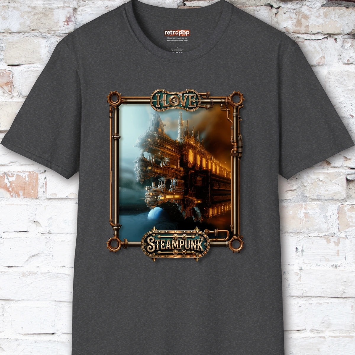 I love Steampunk - Spaceship#16 Unisex T shirt