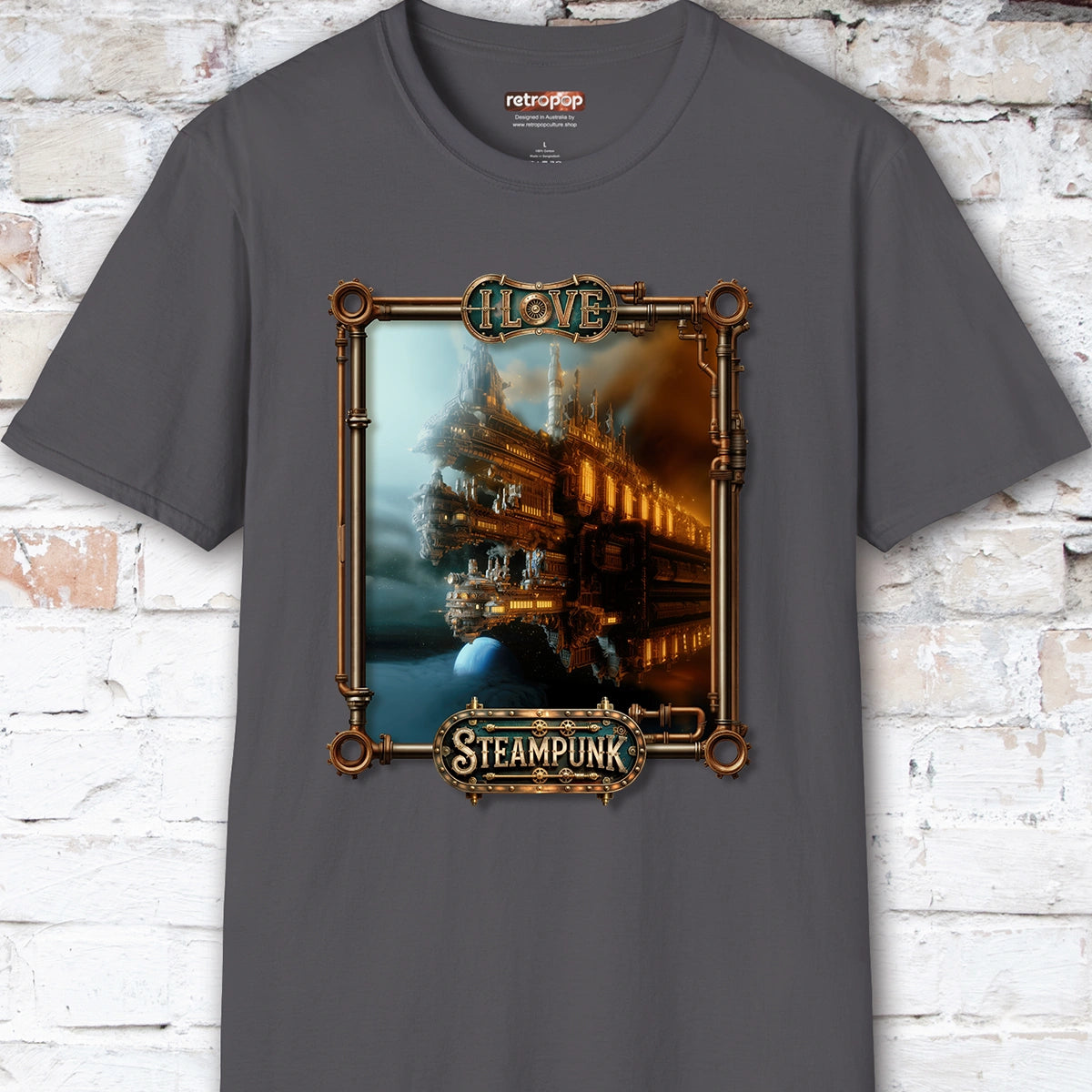 I love Steampunk - Spaceship#16 Unisex T shirt