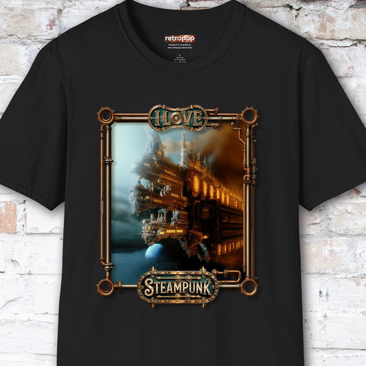I love Steampunk - Spaceship#16 Unisex T shirt