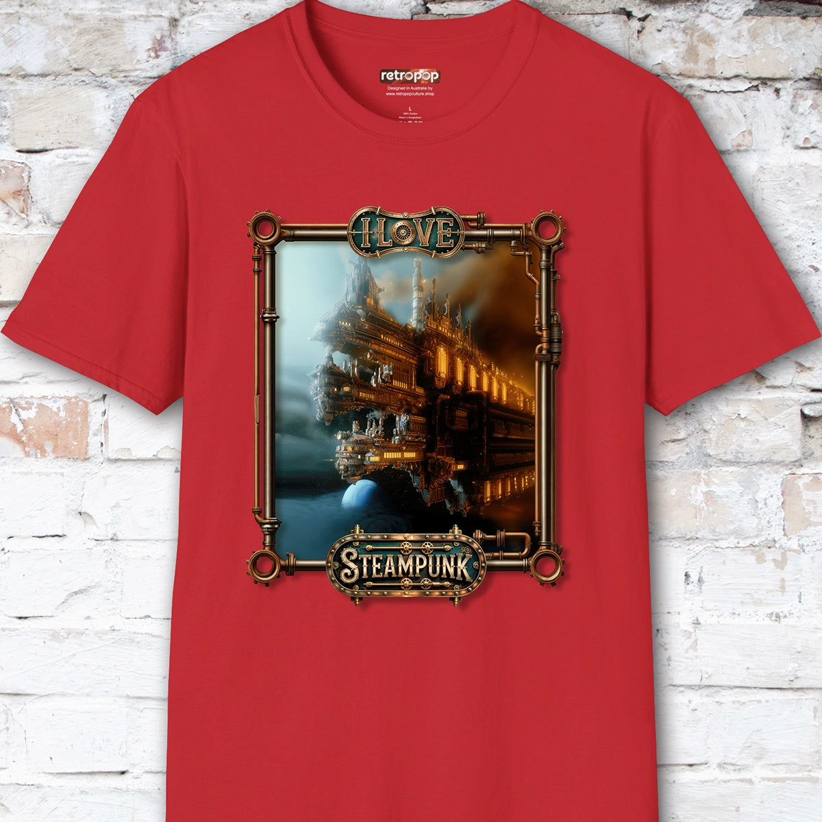 I love Steampunk - Spaceship#16 Unisex T shirt