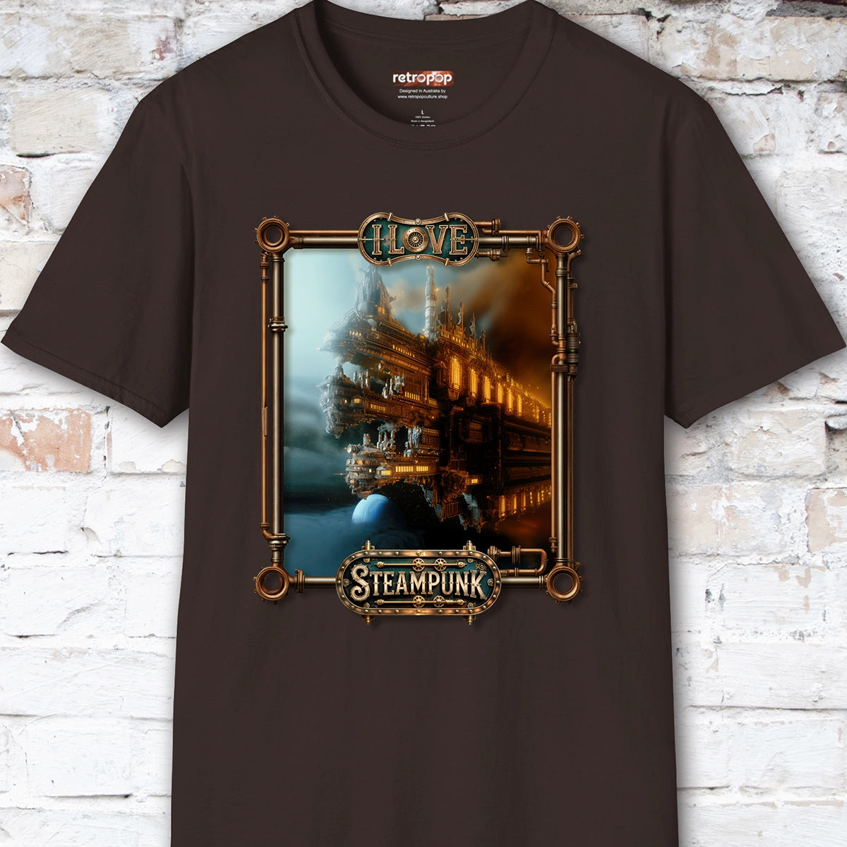 I love Steampunk - Spaceship#16 Unisex T shirt