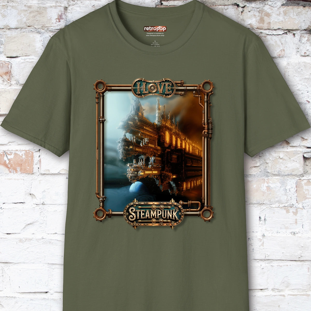 I love Steampunk - Spaceship#16 Unisex T shirt
