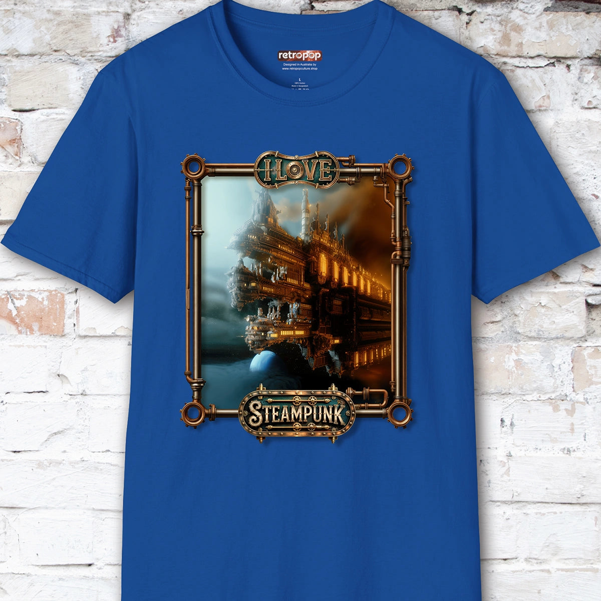 I love Steampunk - Spaceship#16 Unisex T shirt