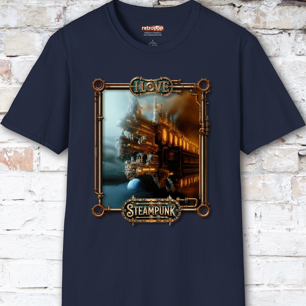 I love Steampunk - Spaceship#16 Unisex T shirt
