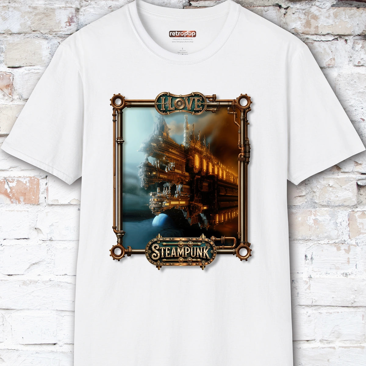 I love Steampunk - Spaceship#16 Unisex T shirt