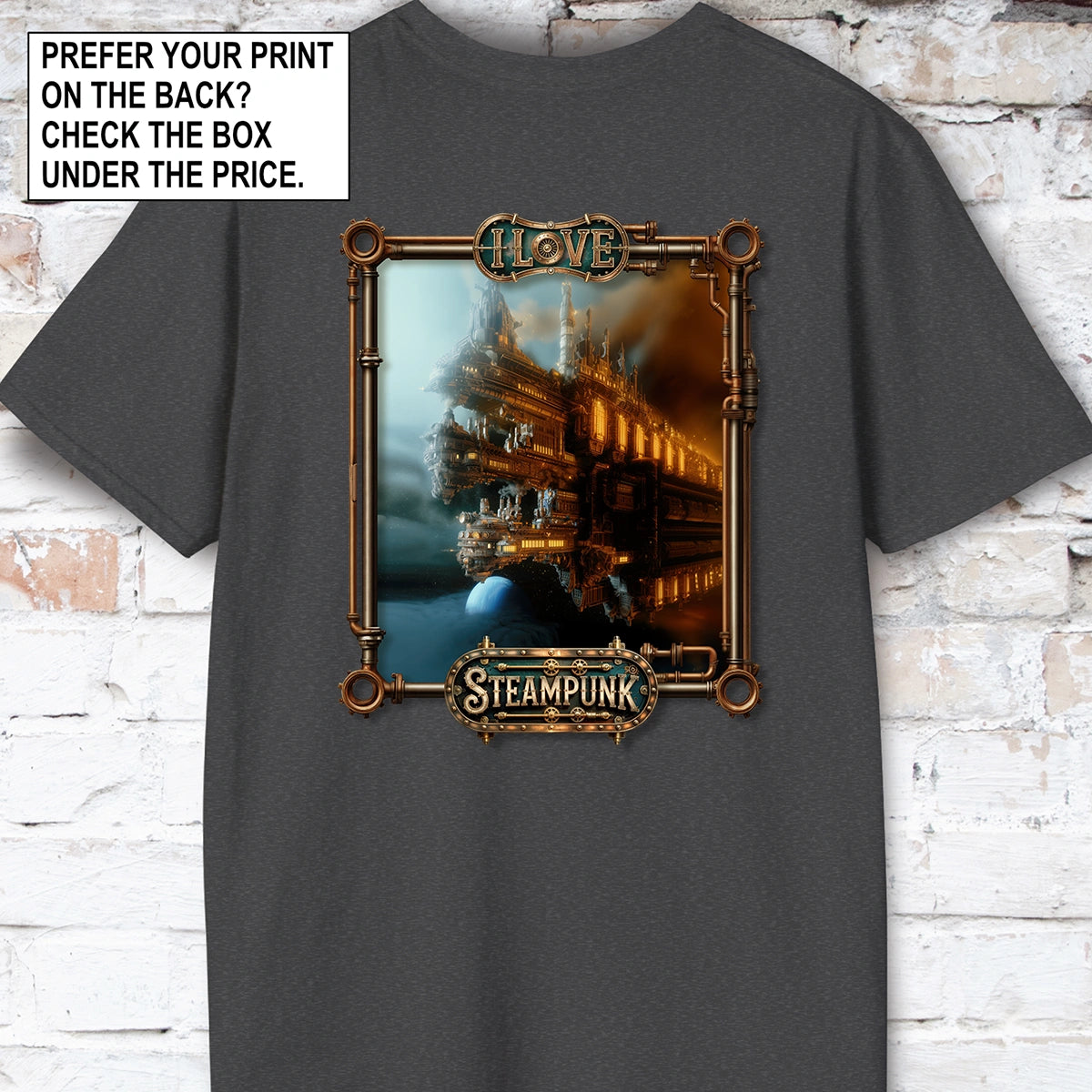 I love Steampunk - Spaceship#16 Unisex T shirt