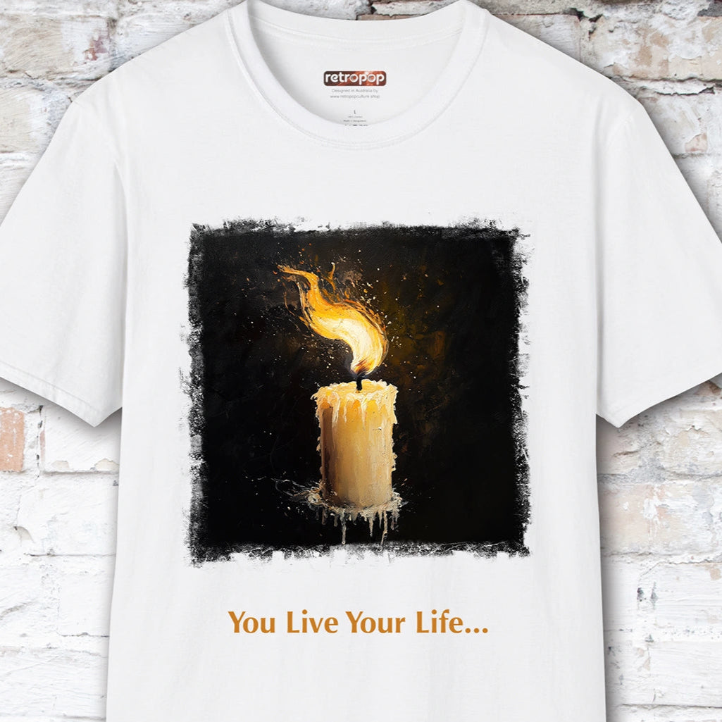 Candle in the Wind Unisex T shirt