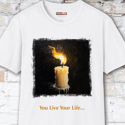Candle in the Wind Unisex T shirt