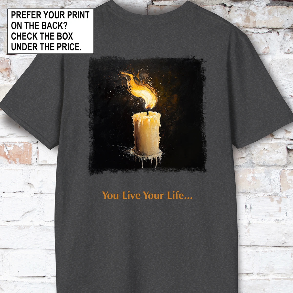 Candle in the Wind Unisex T shirt