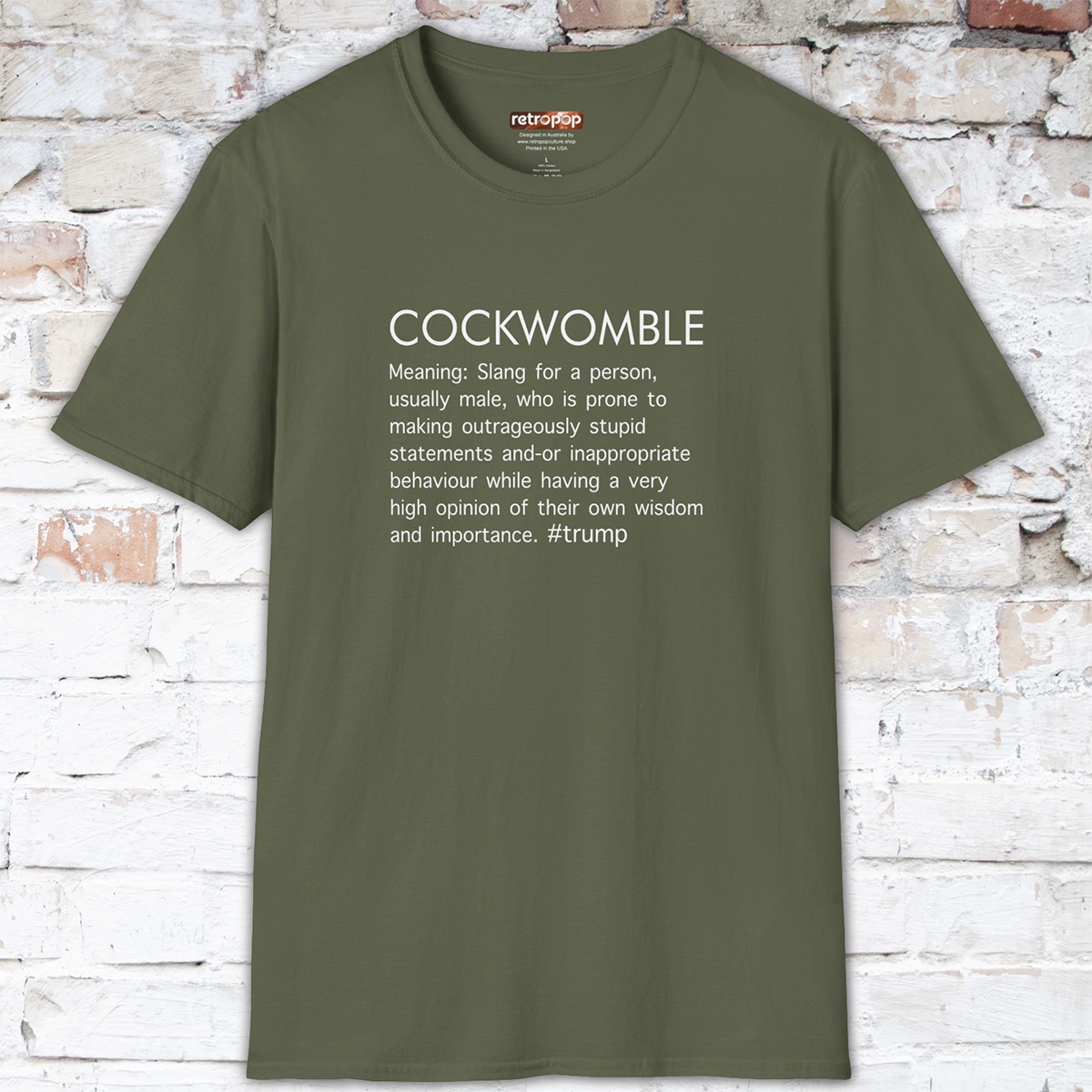 COCKWOMBLE TRUMP Unisex short sleeve T-shirt