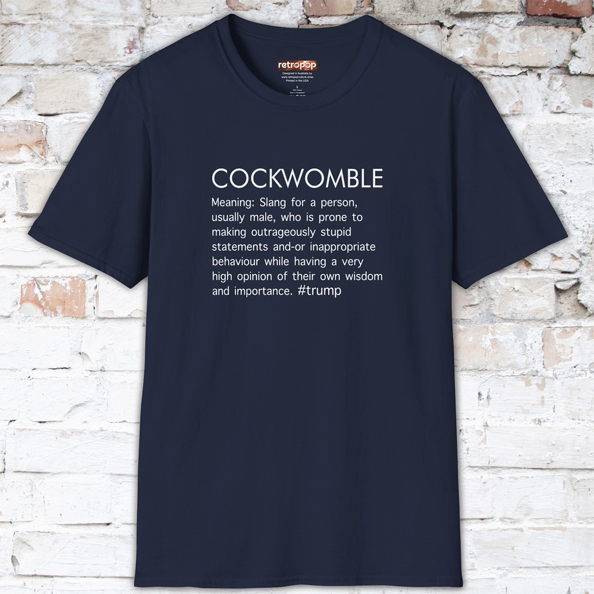 COCKWOMBLE TRUMP Unisex short sleeve T-shirt