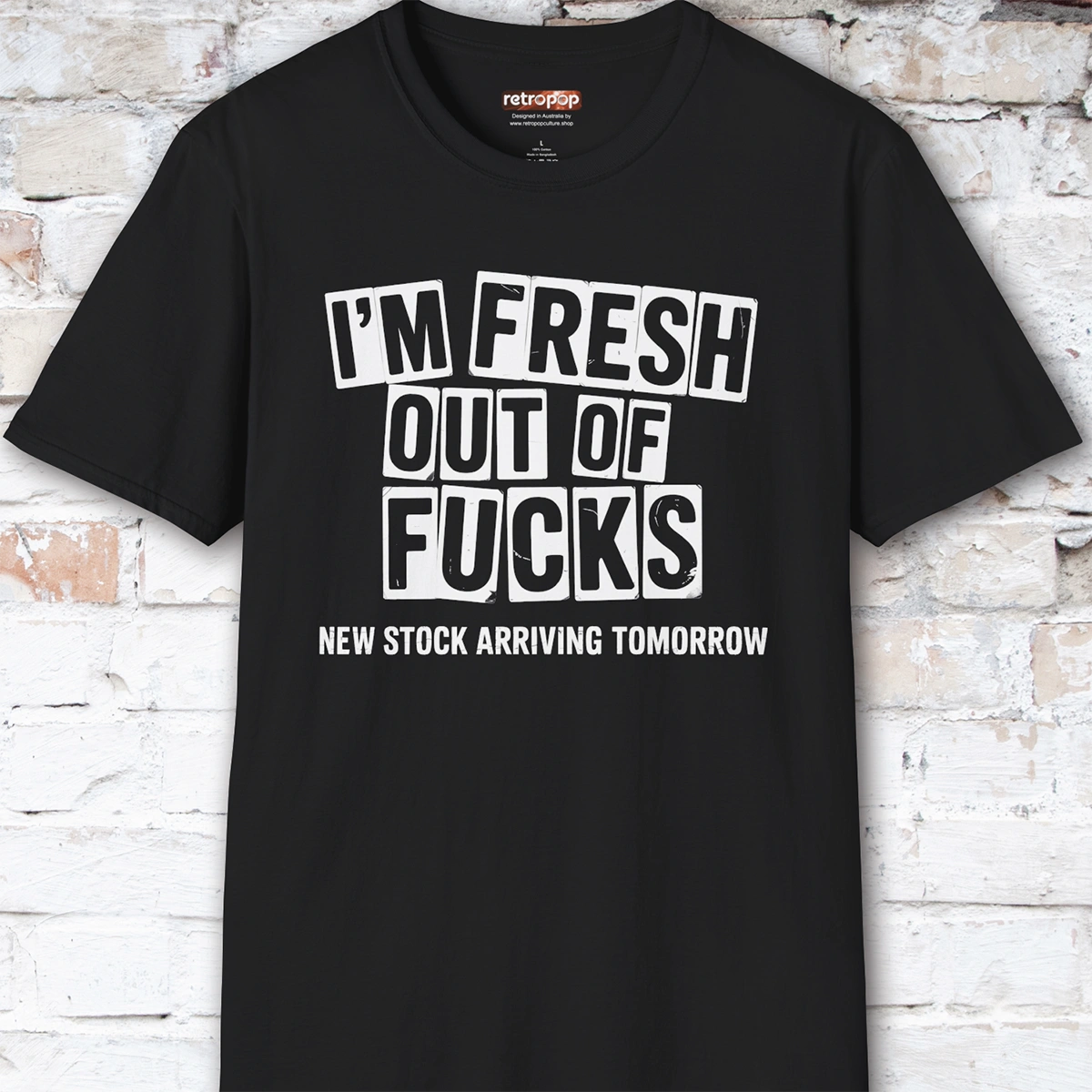 Fresh out of Fucks #1 Unisex T shirt
