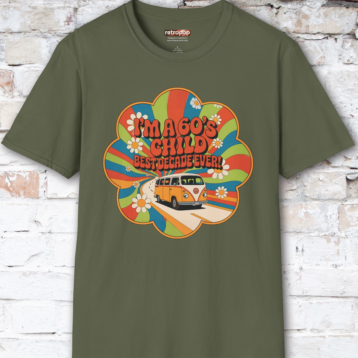 I'm a 60's child #1 Unisex T shirt