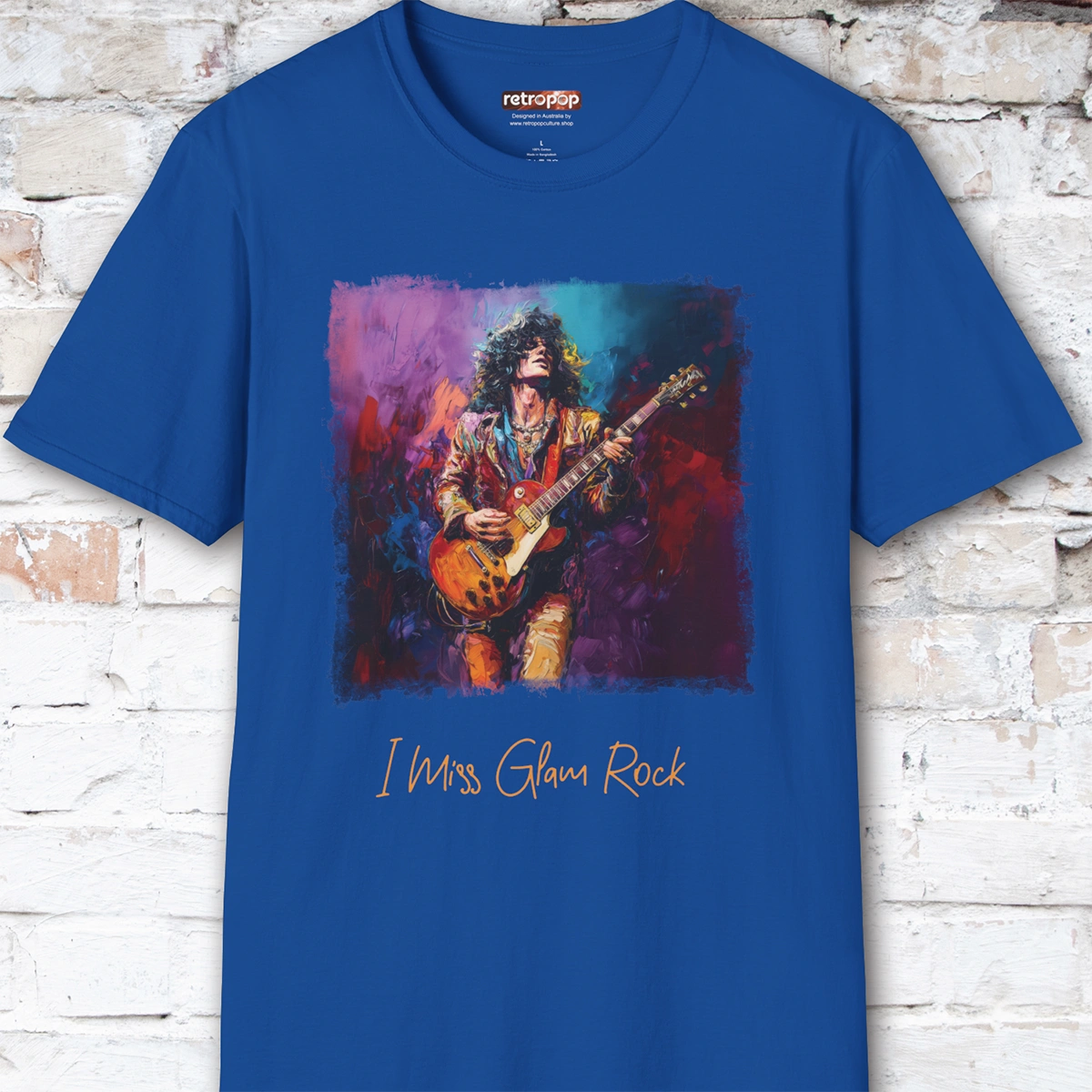 I Miss Glam Rock Unisex T shirt