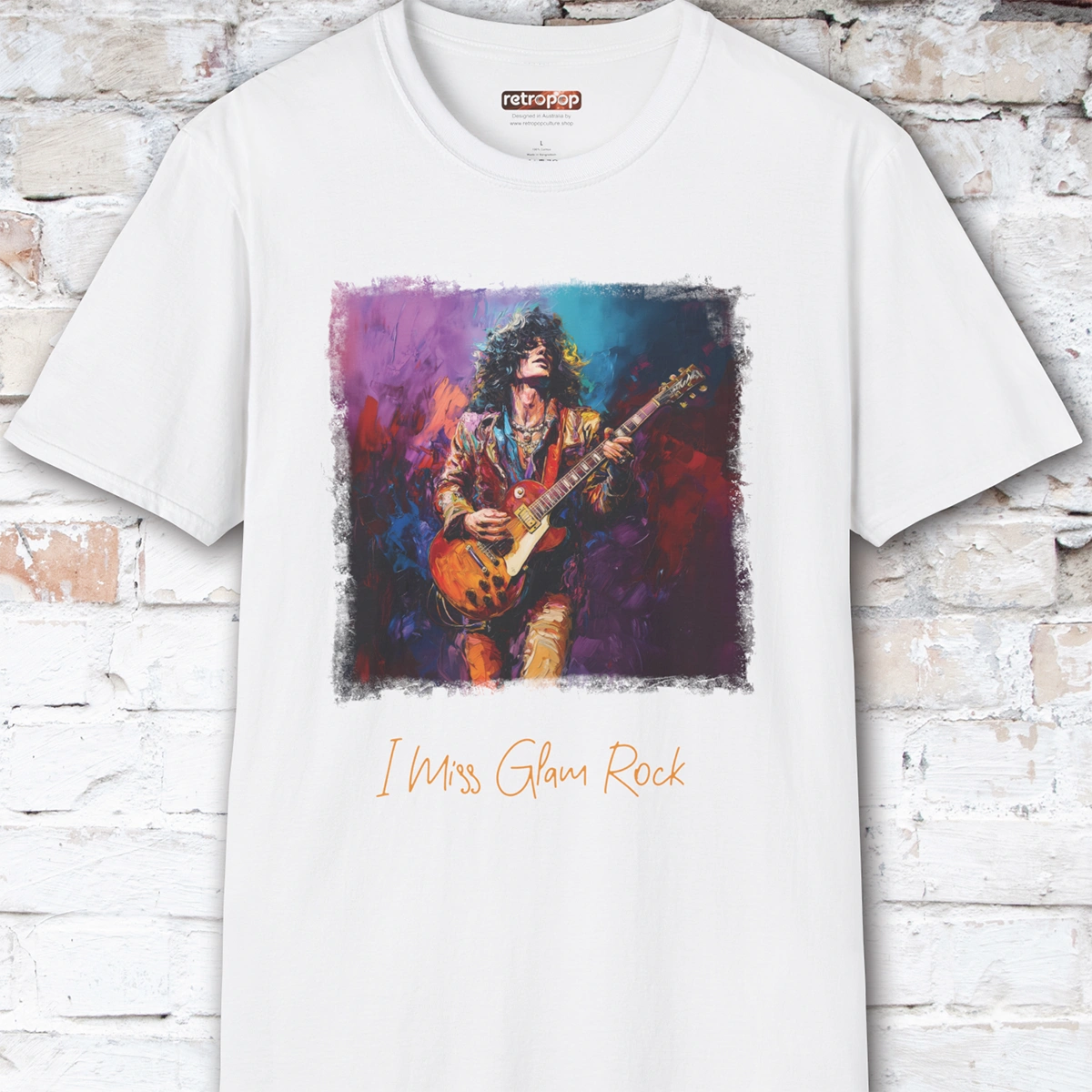 I Miss Glam Rock Unisex T shirt