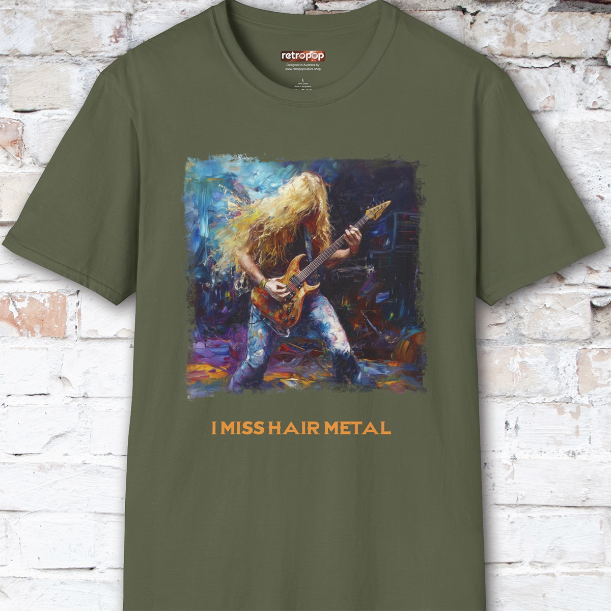 I Miss Hair Metal Unisex T shirt