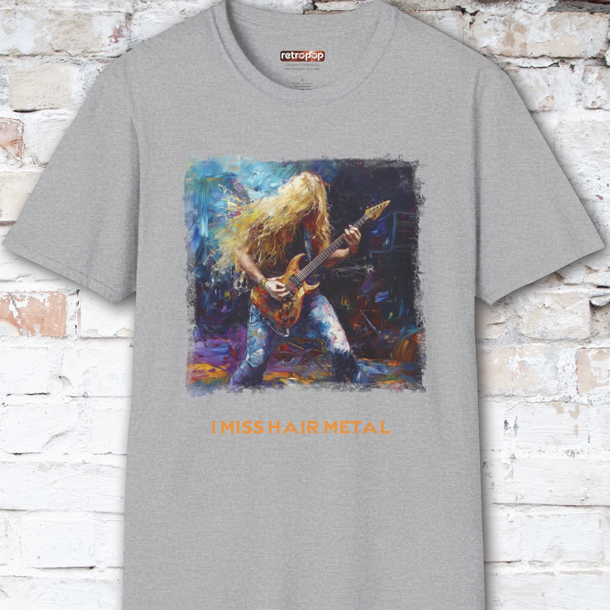 I Miss Hair Metal Unisex T shirt