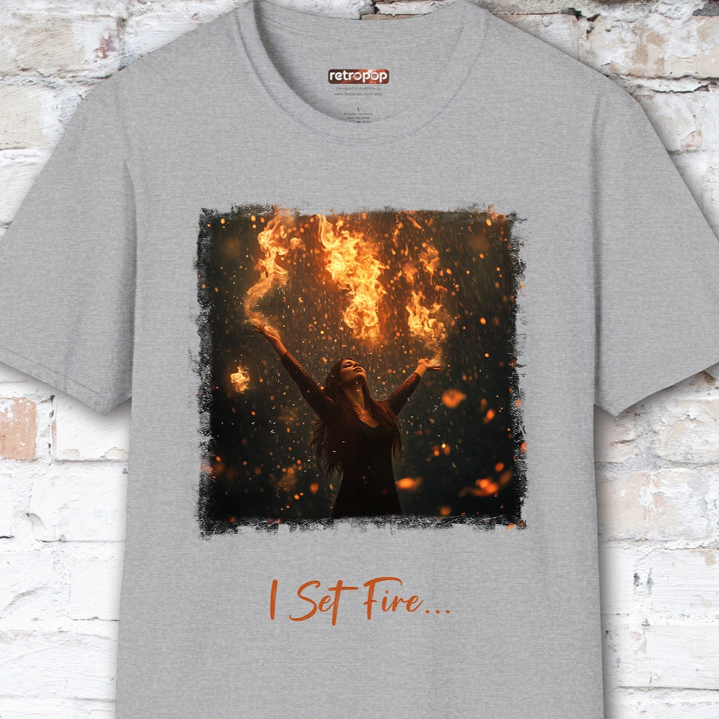I Set Fire to the Rain Unisex T shirt