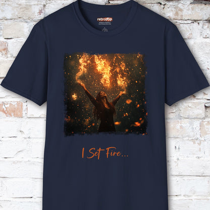I Set Fire to the Rain Unisex T shirt