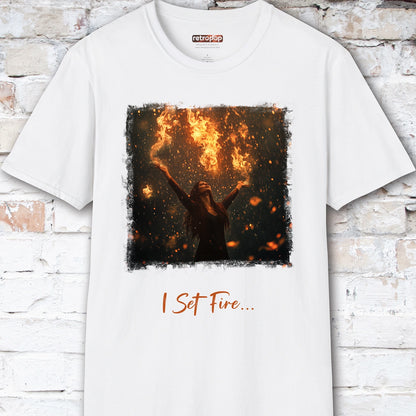 I Set Fire to the Rain Unisex T shirt