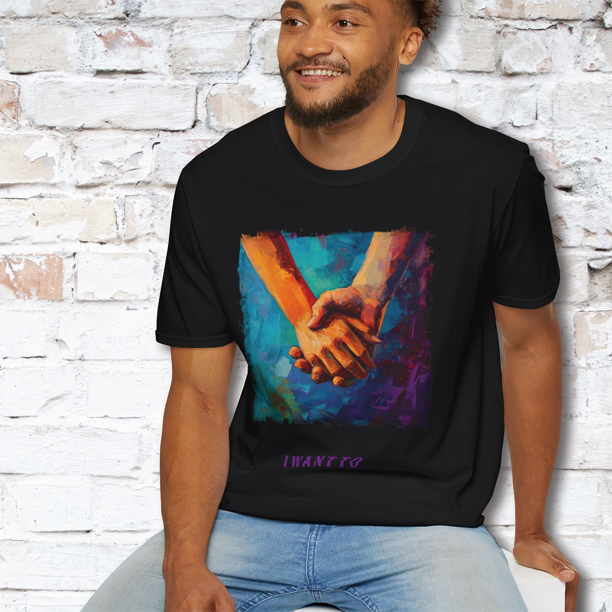 I want to hold your hand Unisex T shirt