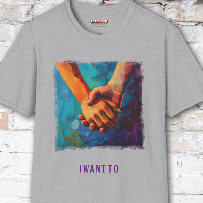 I want to hold your hand Unisex T shirt