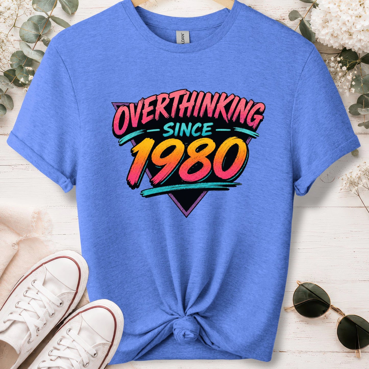 Overthinking since 1980, unisex T shirt