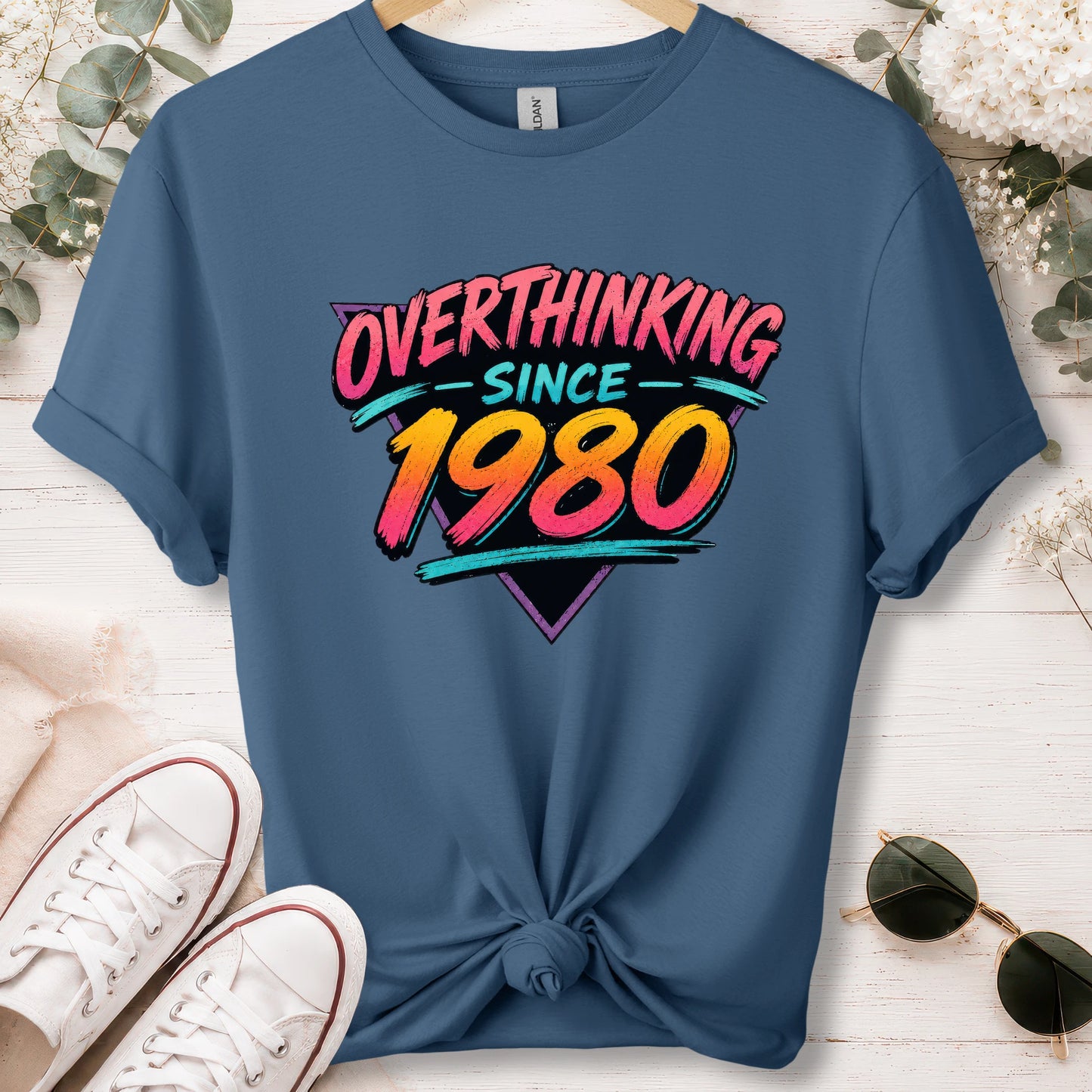 Overthinking since 1980, unisex T shirt