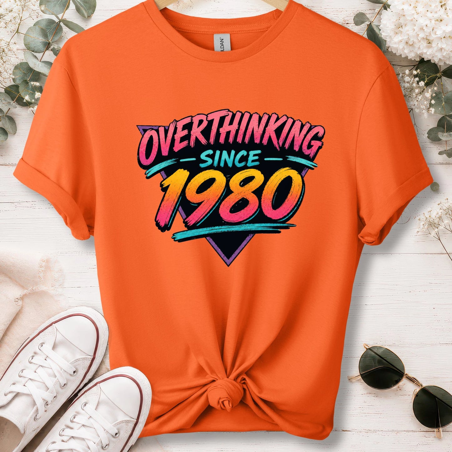 Overthinking since 1980, unisex T shirt