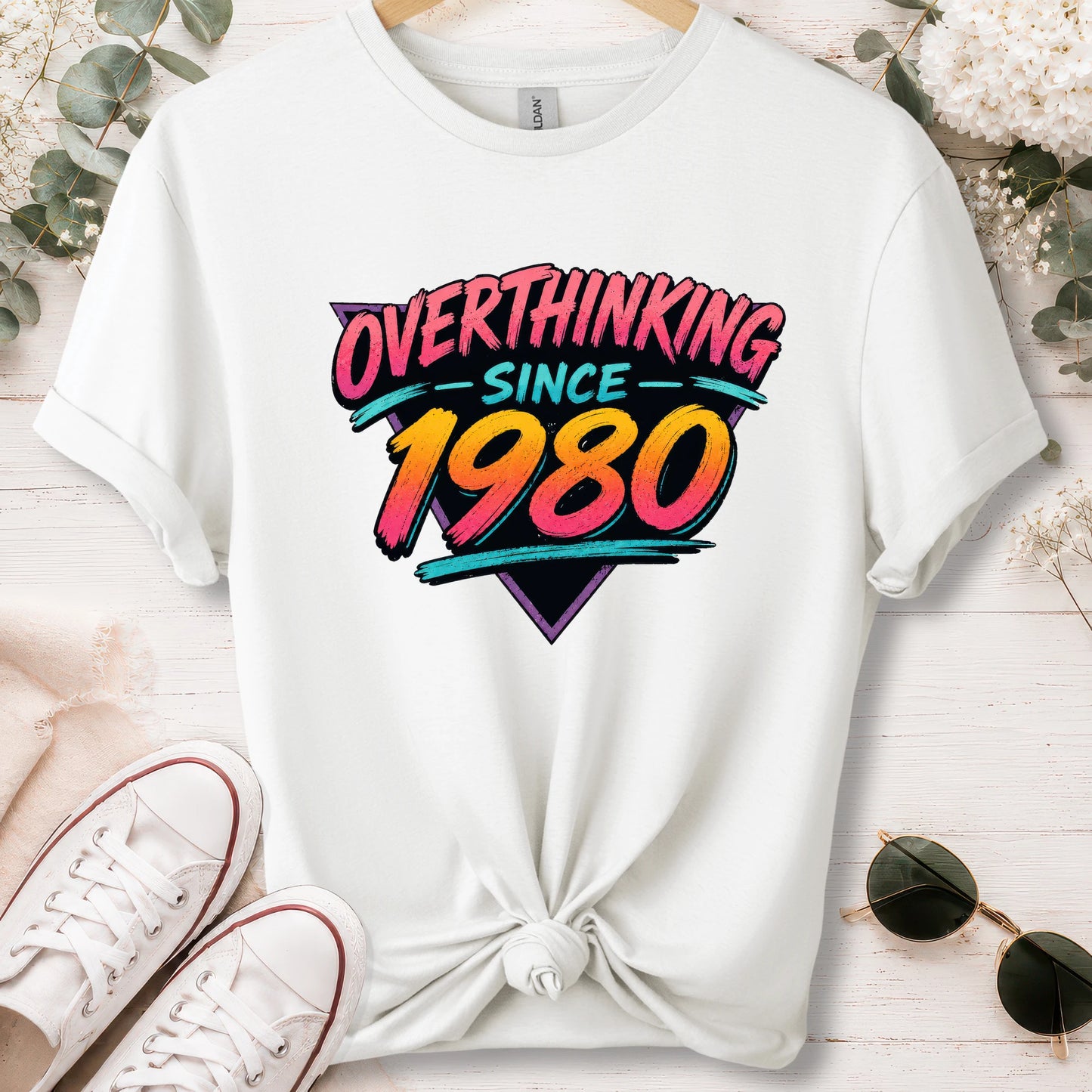 Overthinking since 1980, unisex T shirt