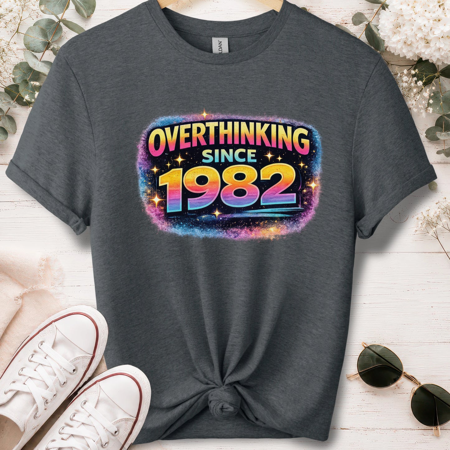 Overthinking since 1982, unisex T shirt