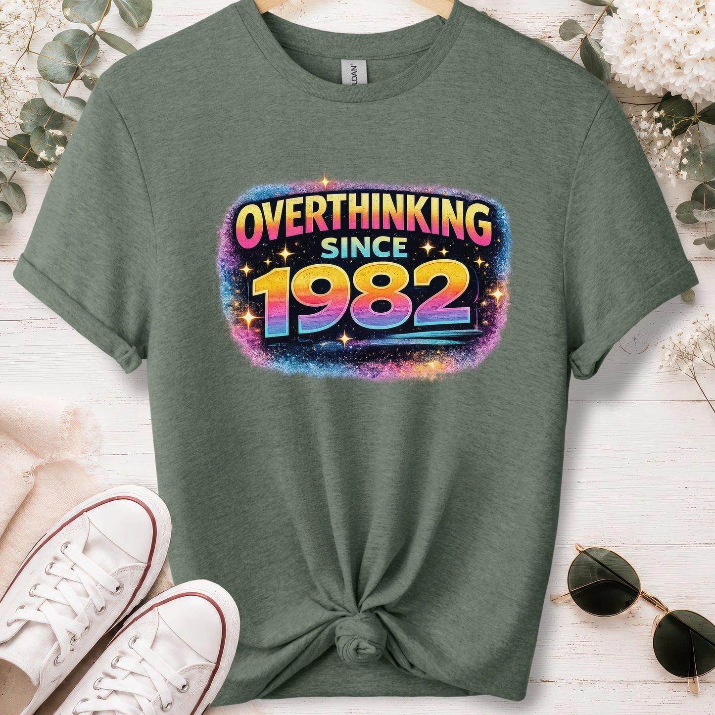 Overthinking since 1982, unisex T shirt