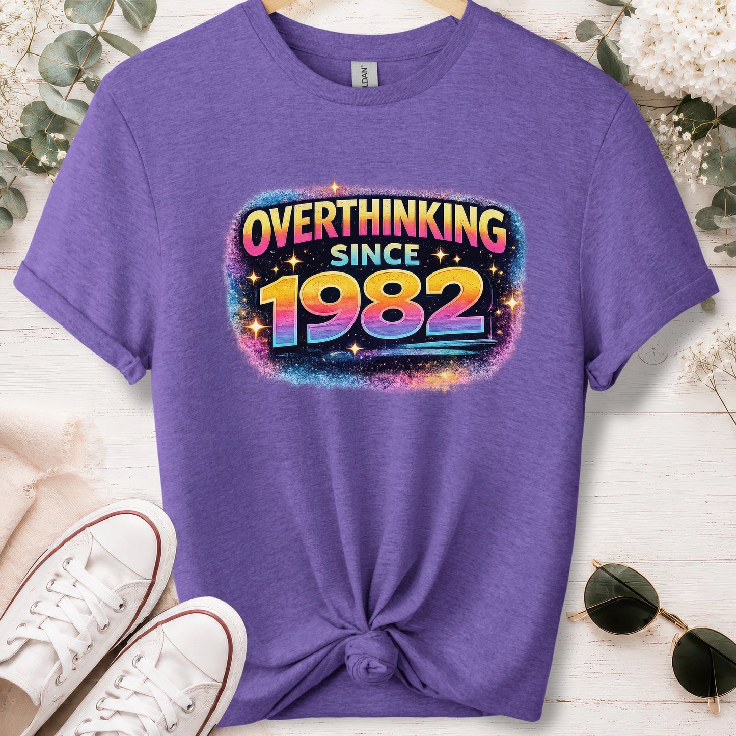 Overthinking since 1982, unisex T shirt