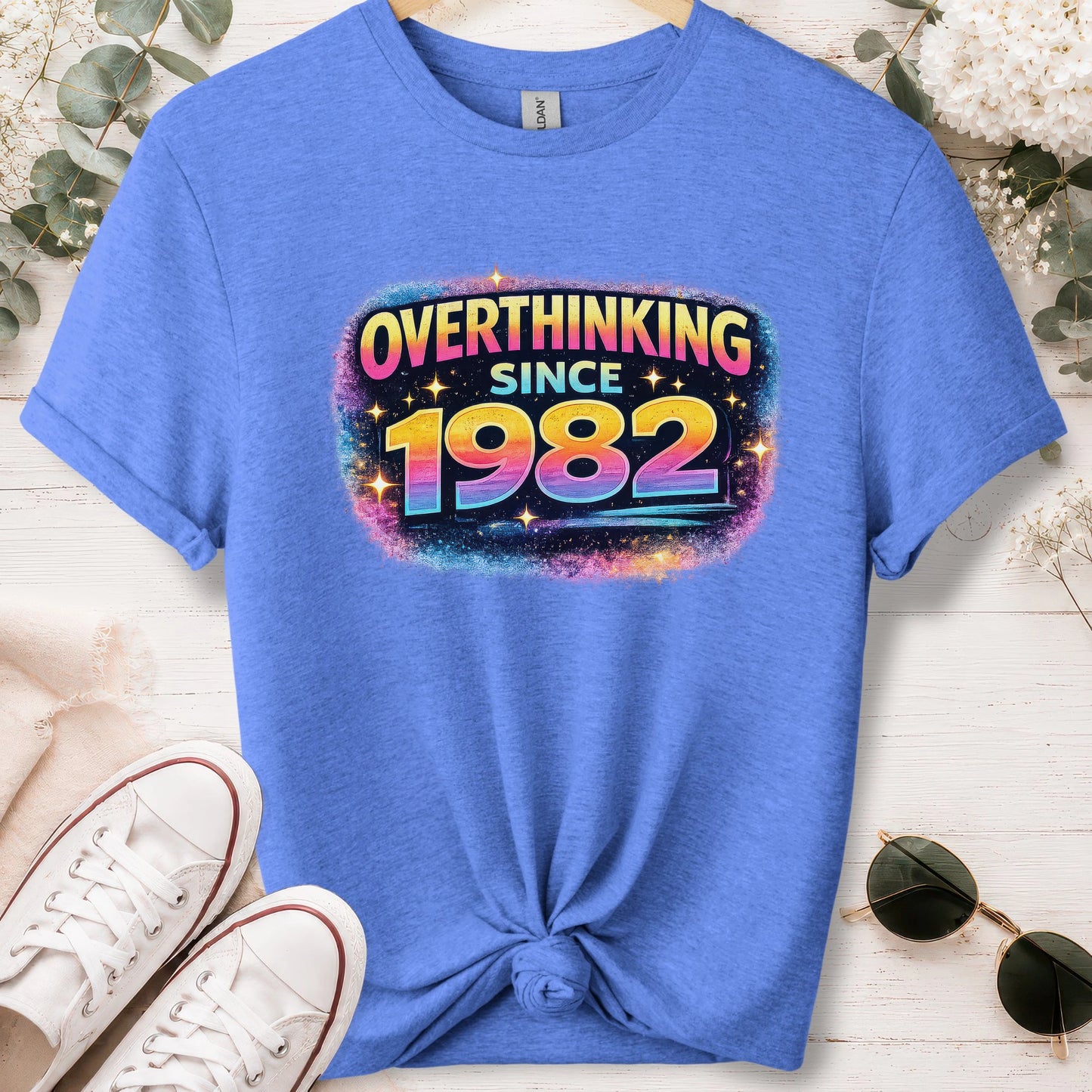 Overthinking since 1982, unisex T shirt
