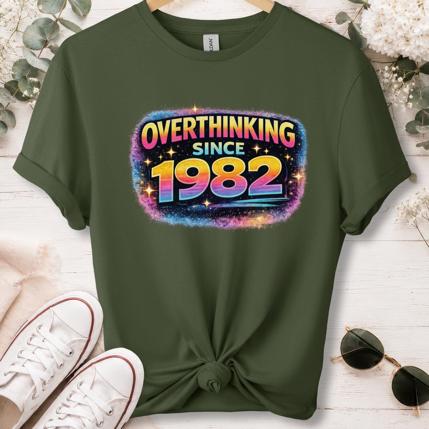 Overthinking since 1982, unisex T shirt