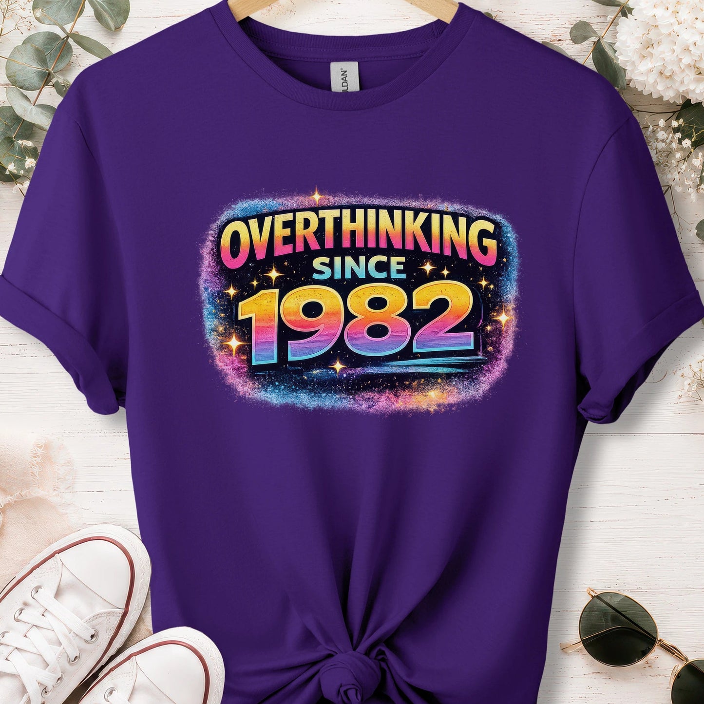 Overthinking since 1982, unisex T shirt
