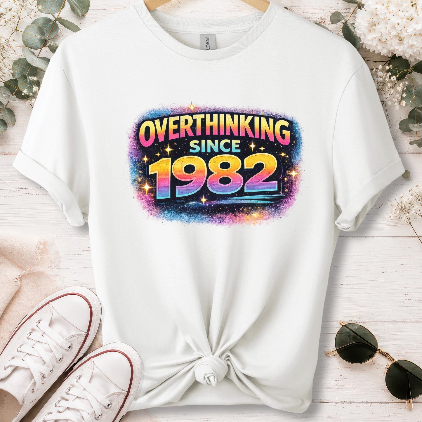 Overthinking since 1982, unisex T shirt