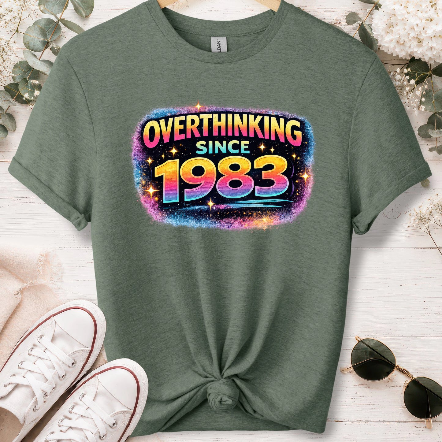 Overthinking since 1983, unisex T shirt