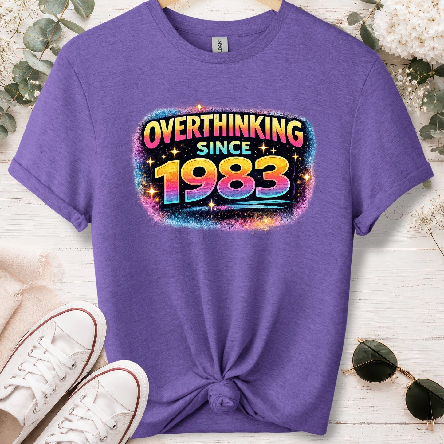 Overthinking since 1983, unisex T shirt