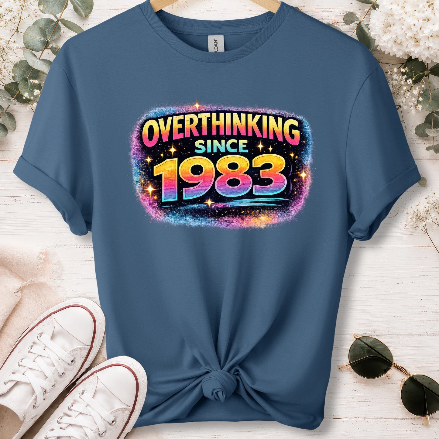 Overthinking since 1983, unisex T shirt